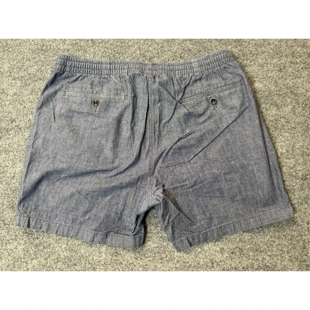 J.CREW Chino Shorts Mens L Blue Lightweight Denim 6